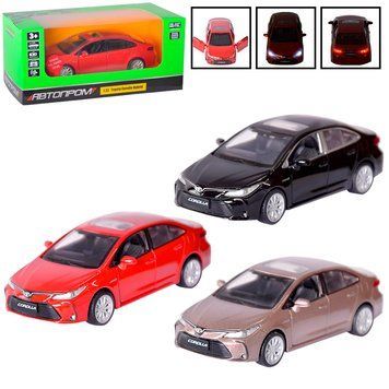 Машинка металлическая Тoyota Corolla Hybrid Автопром 68432, 3 цвета 163868 фото &mdash; Кузя