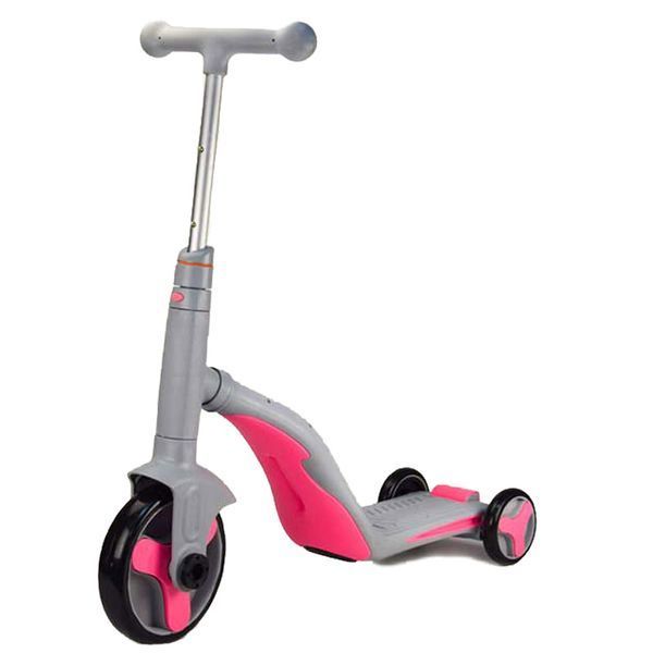 Самокат музыкальный с подсветкой 3в1 (Самокат-Беговел-Велосипед) Best Scooter JT 90601 131568 фото &mdash; Кузя
