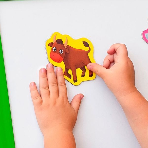 Дитячий набір магнітів Vladi Toys Ферма VT 3106-24, 17 елементів 192331 фото &mdash; Кузя