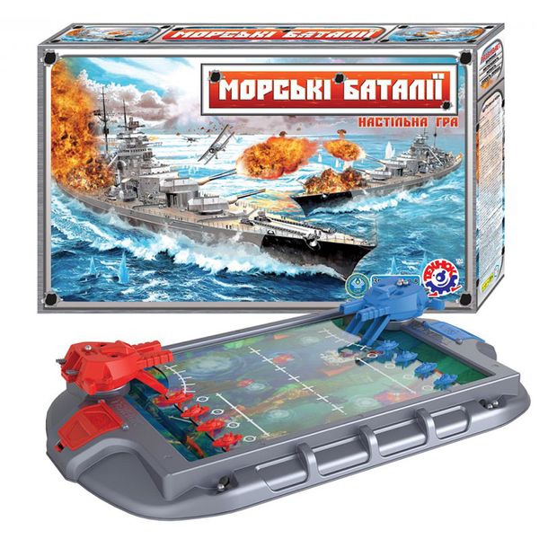 Настольная игра "Морские баталии" 1110 Технок 68809 фото — Кузя