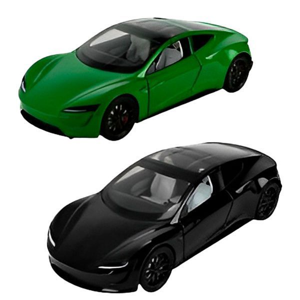 Машинка металева з підсвічуванням і звуком Tesla Roadster Автопром AP7724, 4 кольори 183606 фото &mdash; Кузя