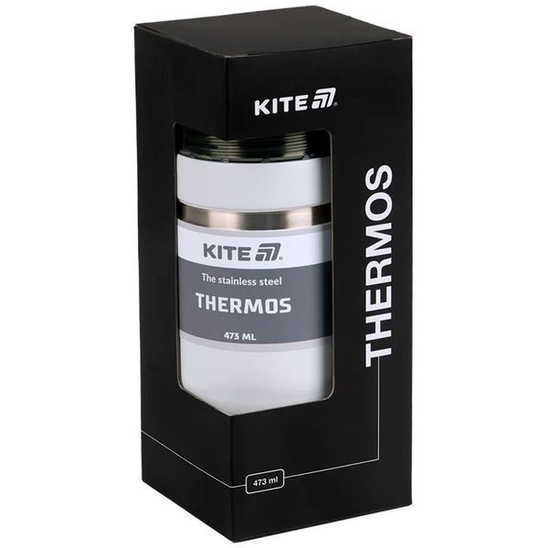 Детский термос Kite K25-320-1 473 мл, белый