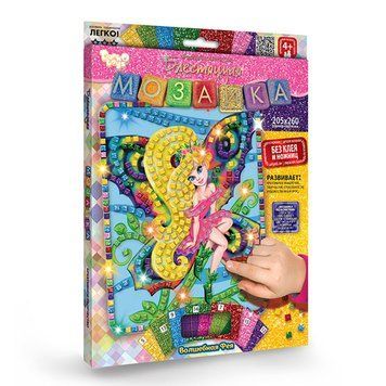 Мозаїка блискуча БМ 02-10 "Чарівна фея", Danko Toys 107048 фото &mdash; Кузя