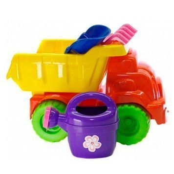 Пісочний набір Doloni Toys 013565/3 із самоскидом, лійкою та лопаткою 191807 фото &mdash; Кузя