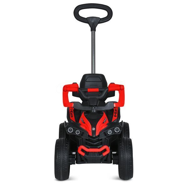 Квадроцикл-толокар 3в1 Bambi Racer M 5782EBLR-3 з батьківською ручкою та пультом, червоний