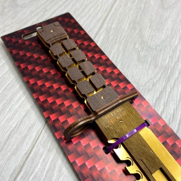 Деревянный игрушечный нож SO-2 "M-9 Bayonet" Gold 152491 фото &mdash; Кузя