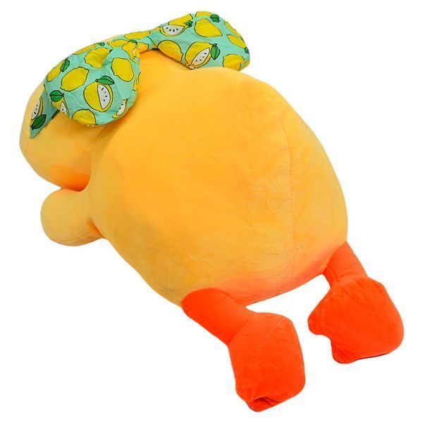 Мягкая игрушка с пледом 3 в 1 "Уточка с бантиком" L1126, 60 см 134663 фото &mdash; Кузя