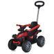 Квадроцикл-толокар 3в1 Bambi Racer M 5782EBLR-3 з батьківською ручкою та пультом, червоний