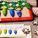 Деревянная развивающая игра с карточками ПСФ139 "Еловая ветка с украшениями" 180412 фото 3 &mdash; Кузя