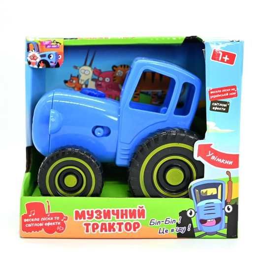 Купить Музыкальная игрушка с подсветкой Синий трактор TK 11203 с