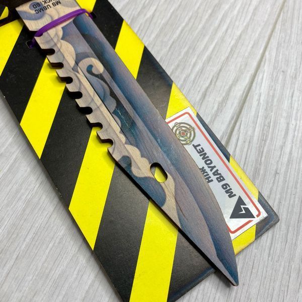 Деревянный игрушечный нож SO-2 "M-9 Bayonet" Kumo 152496 фото &mdash; Кузя