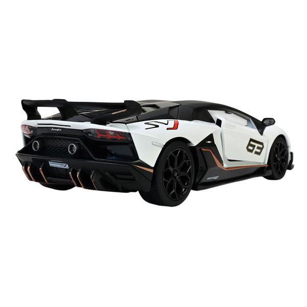 Машинка металева з підсвічуванням і звуком Lamborghini SVJ Автопром 68269A 186847 фото &mdash; Кузя