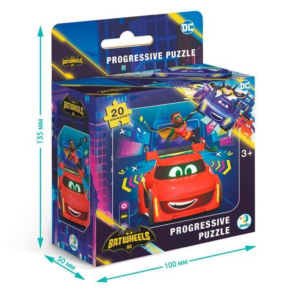 Детские пазлы Красная птица Batwheels Progressive Dodo 20 элем 200553 188524 фото &mdash; Кузя