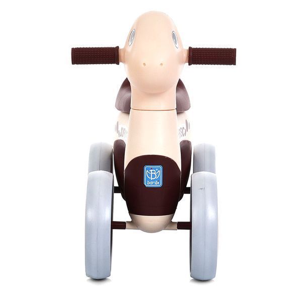 Детский четырехколесный беговел-толокар Bambi M 5853E-17 со звуком и светом, коричневый 192816 фото &mdash; Кузя