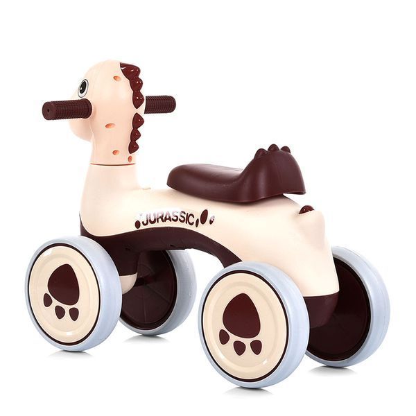 Детский четырехколесный беговел-толокар Bambi M 5853E-17 со звуком и светом, коричневый 192816 фото &mdash; Кузя