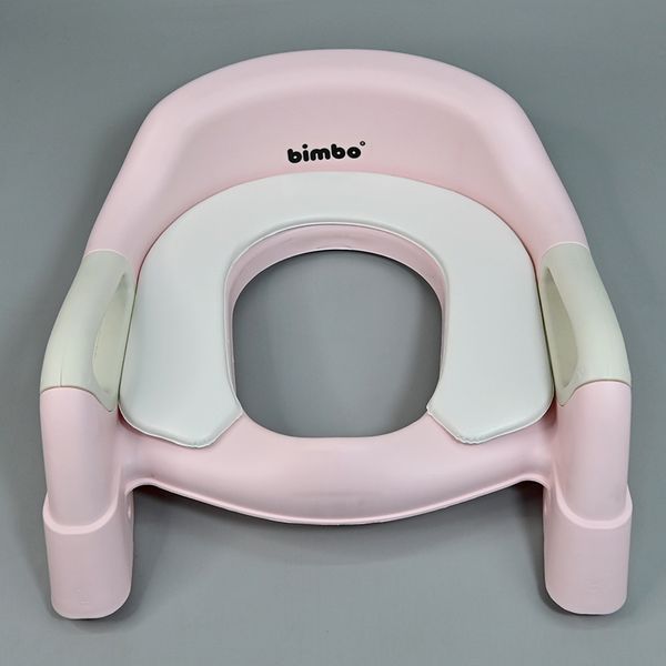 Дитяче сидіння для унітазу Bimbo з сходинками та ручками BM-6856-24 190319 фото &mdash; Кузя