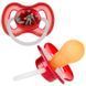 Латексна кругла пустушка Canpol babies Space, 6-18 міс., 23-222 red 120520 фото 2 &mdash; Кузя