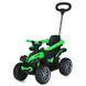 Квадроцикл-толокар 3в1 Bambi Racer M 5782EBLR-5 з батьківською ручкою та пультом, зелений