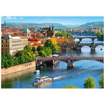 Пазлы Вид на мосты в Праге 500 элементов Castorland 53087 117112 фото &mdash; Кузя