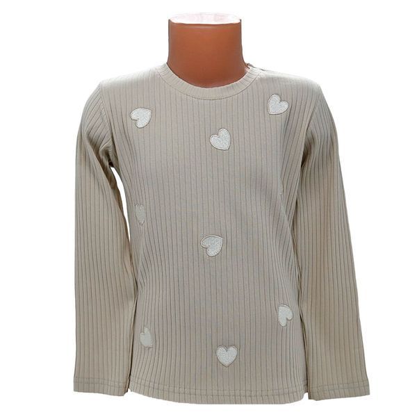 Кофта для дівчинки трикотажна 110-128(5-8років) арт.4213 серце,3 кольори 185231 фото &mdash; Кузя