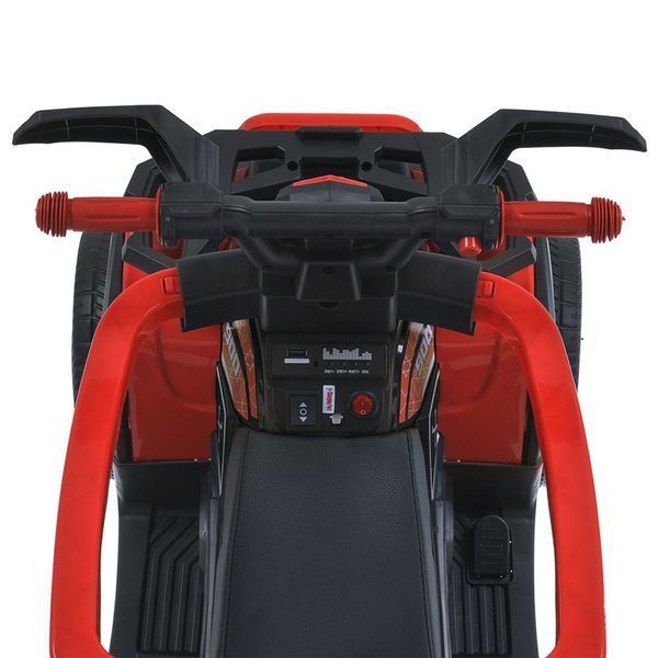 Детский квадроцикл-толокар 3в1 Bambi Racer M 4850EBLR-3 с родительской ручкой и пультом, красный