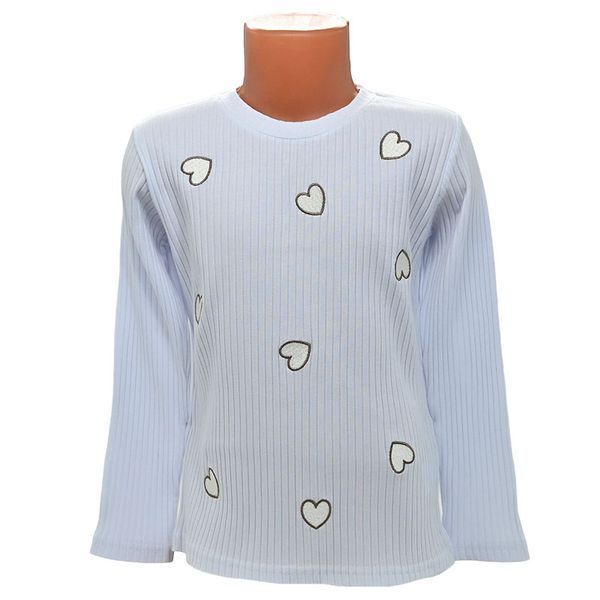 Кофта для дівчинки трикотажна 110-128(5-8років) арт.4213 серце,3 кольори 185231 фото &mdash; Кузя