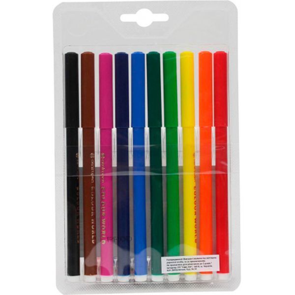 Фломастери Centropen Color World 7550 10, 10 кольорів 44617 фото &mdash; Кузя