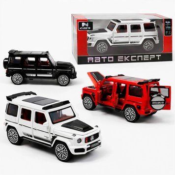 Позашляховик Brabus металопластикова Авто Експерт L-0442-50 з інерцією, звуком та світлом, 3 кольори 193176 фото &mdash; Кузя