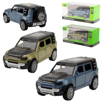 Машинка металлическая AP74150 "Land Rover Defender" Автопром, 2 цвета 168724 фото &mdash; Кузя