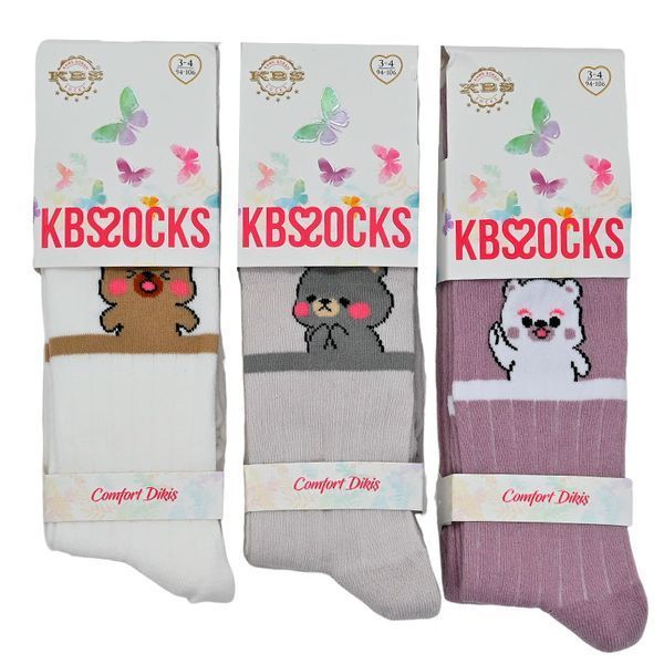 Колготы детские для девочки 3-4 года, "KBS" 6 цветов 185688 фото &mdash; Кузя