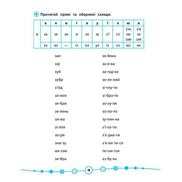Дитячий тренажер "Я відмінник! Техніка читання по складах. 1 клас" 165538 фото — Кузя