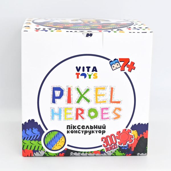 Детский конструктор "Пиксели" PIXEL HEROES 469 дет Vita Toys VTK 0115 170075 фото — Кузя