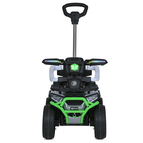 Дитячий квадроцикл-толокар 3в1 Bambi Racer M 5944EBLR-5 з батьківською ручкою та пультом, зелений
