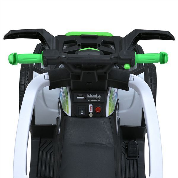 Дитячий квадроцикл-толокар 3в1 Bambi Racer M 5944EBLR-5 з батьківською ручкою та пультом, зелений