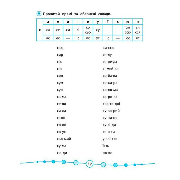 Дитячий тренажер "Я відмінник! Техніка читання по складах. 1 клас" 165538 фото — Кузя