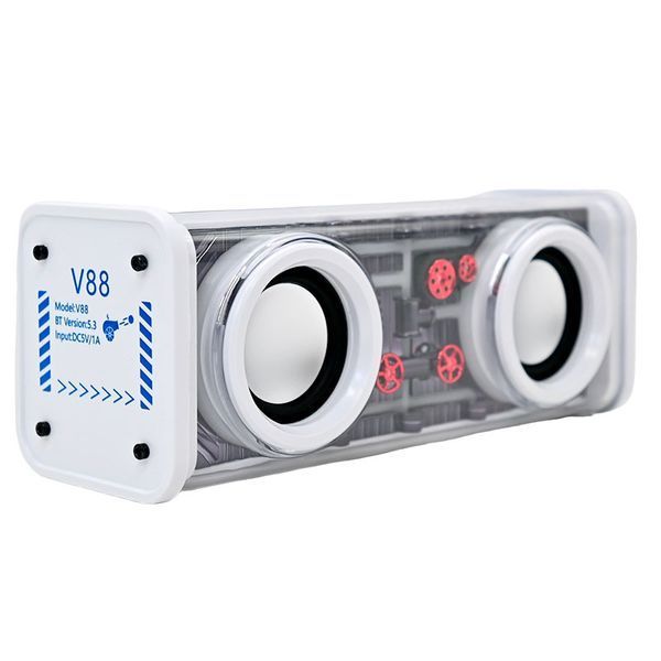 Бездротова Bluetooth-колонка V88 RGB 180160 фото &mdash; Кузя