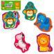 Мягкие беби-пазлы Детеныши Зоопарк 4 картинки Vladi Toys VT1106-88 192336 фото 1 &mdash; Кузя
