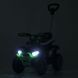 Дитячий квадроцикл-толокар 3в1 Bambi Racer M 5944EBLR-5 з батьківською ручкою та пультом, зелений