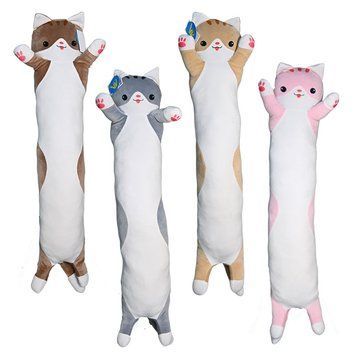 Мягкая игрушка-подушка Кот Батон K12661, 110 см, 4 цвета 192659 фото &mdash; Кузя