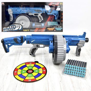 Игрушечный бластер с мягкими пулями с мишенью SB 570B, 40 патронов 169831 фото &mdash; Кузя