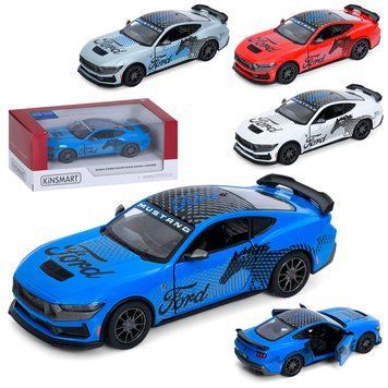 Колекційна металева машинка Ford Mustang Kinsmart KT 5455 WF, 4 кольори 191519 фото &mdash; Кузя