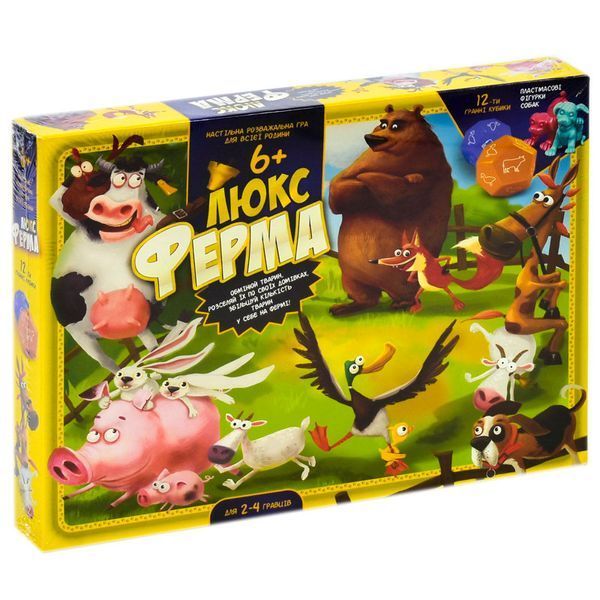 Игра настольная Danko toys Ферма люкс большая 94756 фото &mdash; Кузя