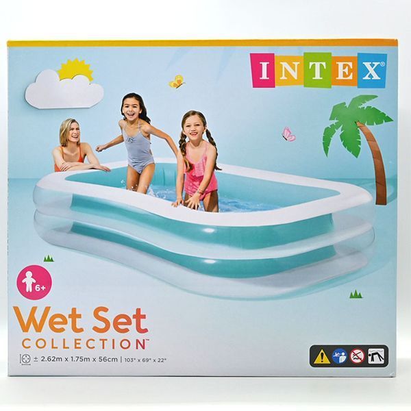 Дитячий надувний басейн Сімейний Intex 56483 130718 фото &mdash; Кузя