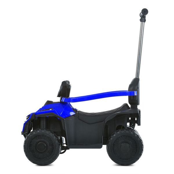 Квадроцикл-толокар 3 в 1 Bambi Racer M 6123EBLR-4 з батьківською ручкою та пультом керування, синій