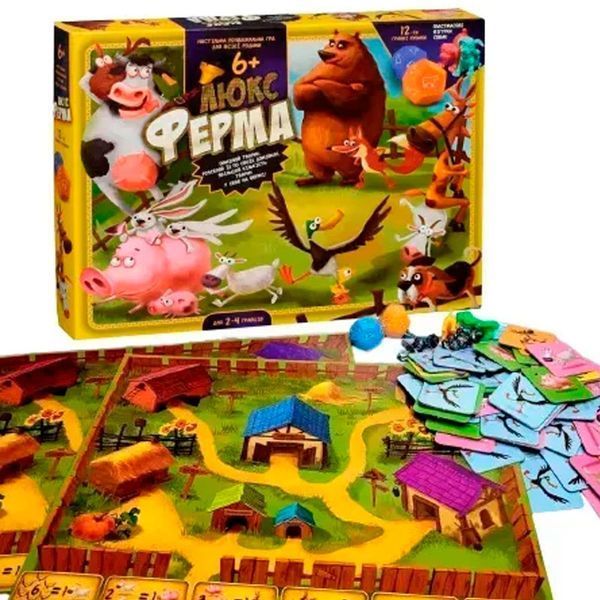 Игра настольная Danko toys Ферма люкс большая 94756 фото &mdash; Кузя