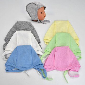 Чепчик ясельный (байка) "Penetka" 269 №62 на завязках, 3 мес. 104798 фото &mdash; Кузя