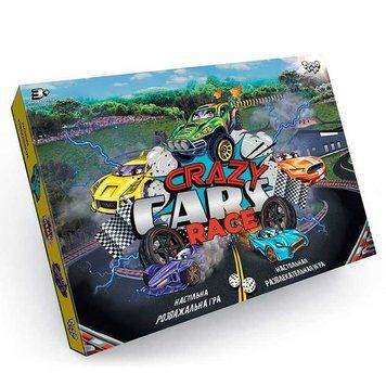 Настільна гра "Crazy Cars Race" Danko Toys DTG94R 134575 фото &mdash; Кузя