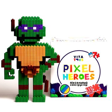 Дитячий конструктор "Пікселі" PIXEL HEROES 437 дет Vita Toys VTK 0117 170077 фото — Кузя