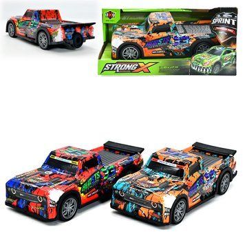 Дитяча іграшкова машинка Пікап Strong X 111-12, інерційна, зі світлом та звуком, 2 кольори 188845 фото &mdash; Кузя