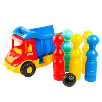 Вантажівка іграшкова з кеглями 39220 "Multi truck" 89499 фото &mdash; Кузя
